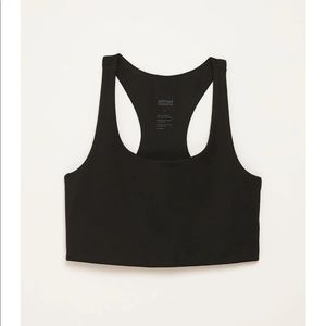 Girlfriend Collective Black Paloma Racerback Sports Bra - S